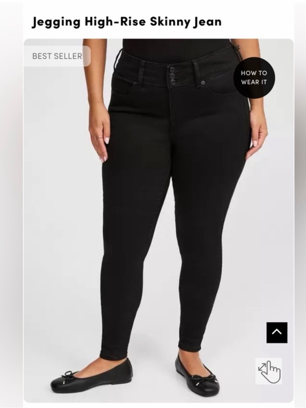 torrid Black Women's Skinny Jeans - Picture 2 of 6